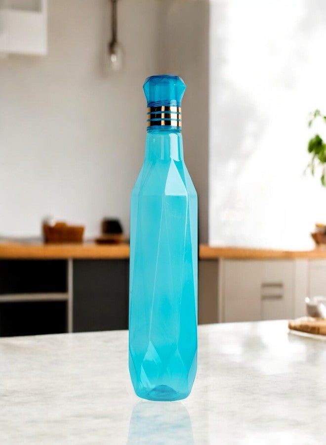 HW Unbreakable Plastic Water Bottle I Leak Proof I BPA Free Food Grade Fridge Water Bottle I Ideal for Gym, Office, Home, Travel, College, Easy to Clean, 1 Litre Each, Set of 3, Assorted - Image 3